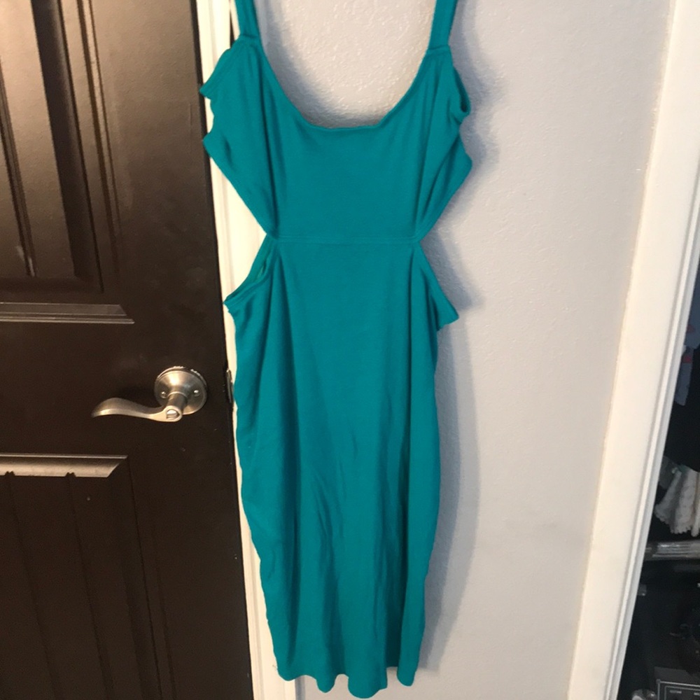 Turquoise dress